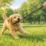 hund zieht an der Leine