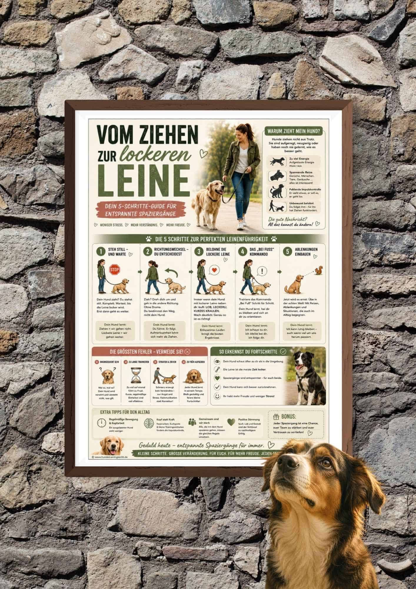 Leinenführigkeit Poster