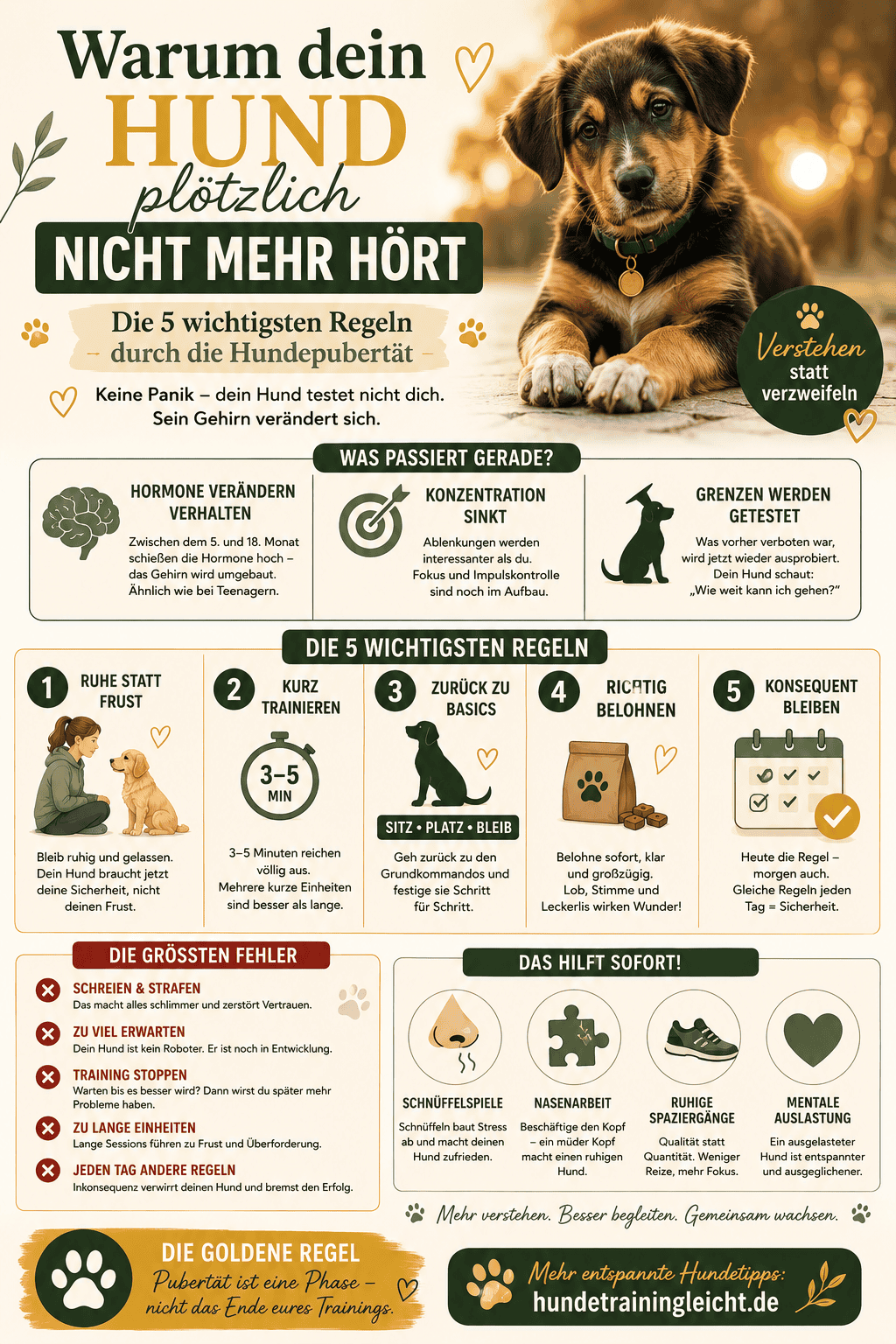 Hund hört nicht – 7 Tipps die wirklich helfen