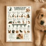 Körpersprache Hund verstehen – was dein Hund dir wirklich sagen will (mit Bildübersicht) Körpersprache Hund verstehen – Infografik Übersicht