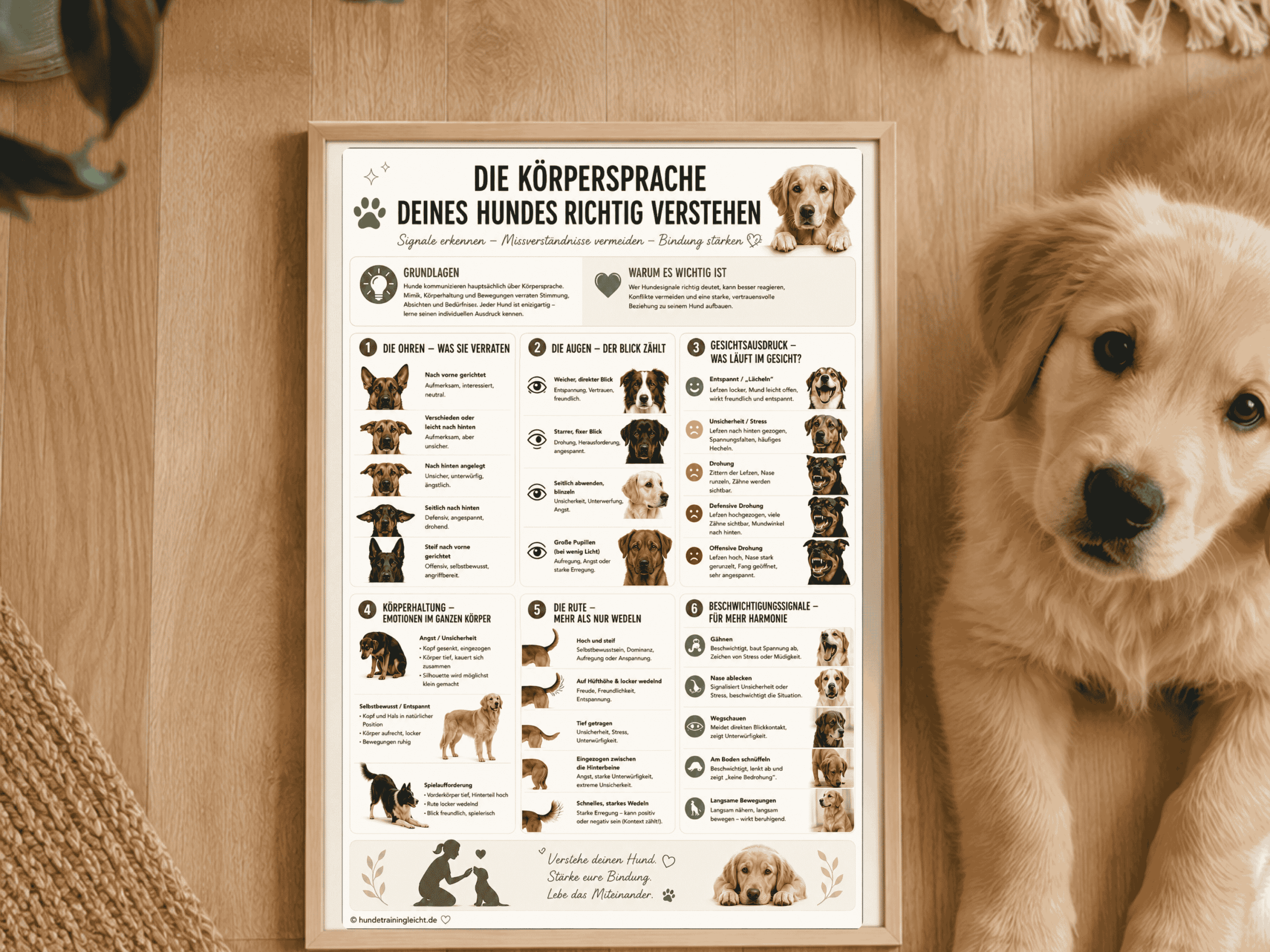 Körpersprache Hund – Schwanz und Ohren verstehen