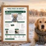 Hund friert im Winter? Ursachen, Anzeichen und Lösungen Hund friert im winter poster hundetrainingplan