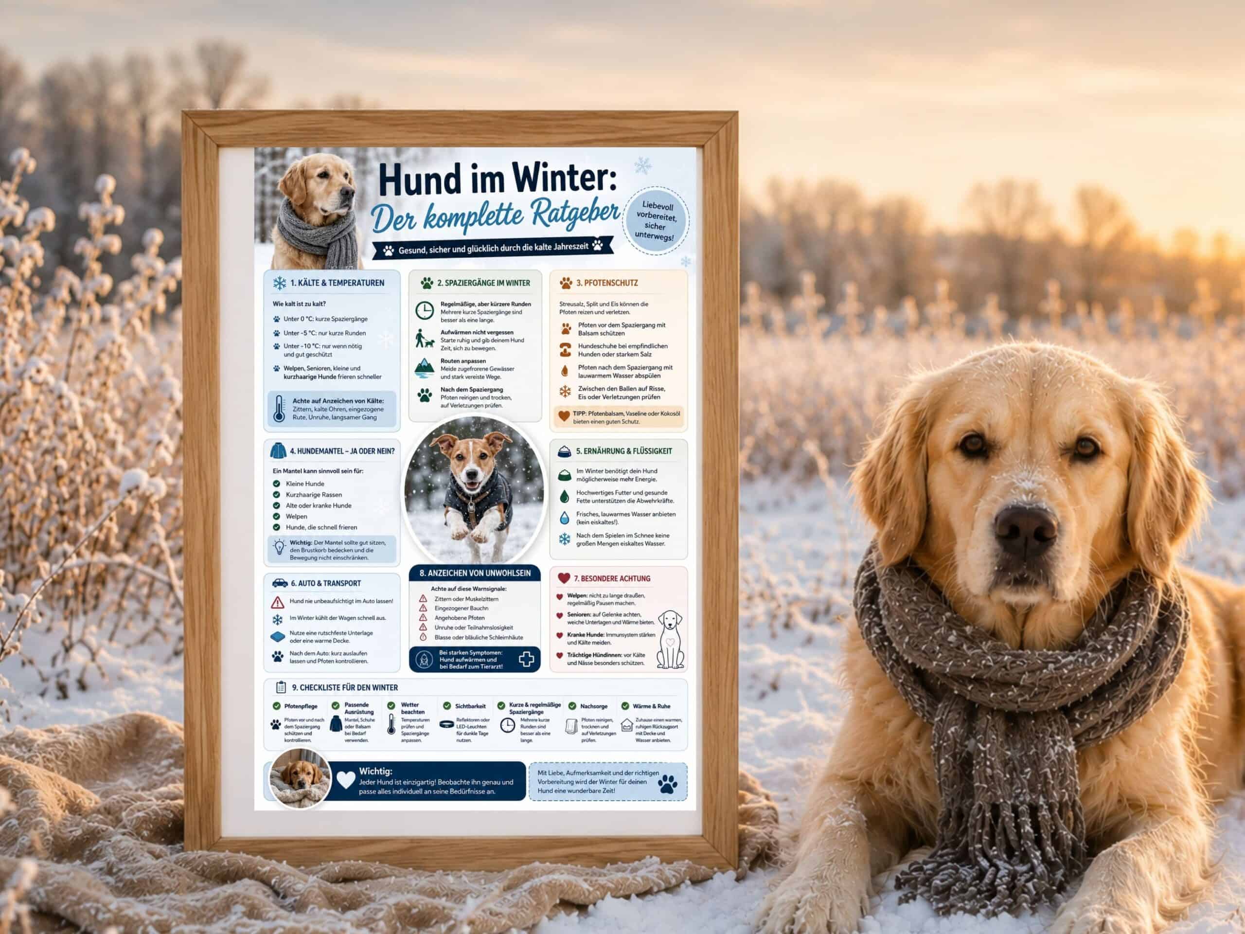 Hund im Winter – Der komplette Ratgeber