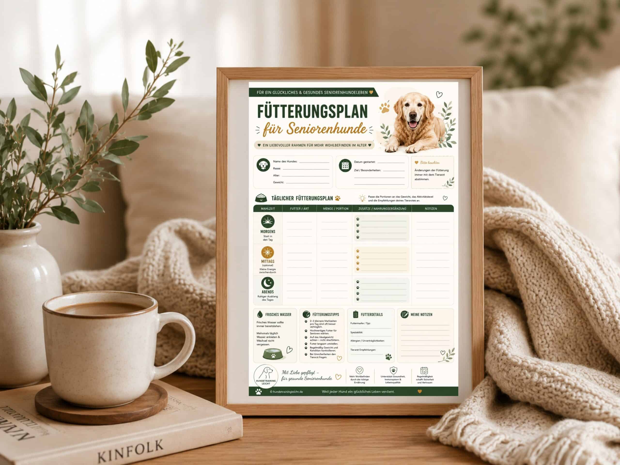 Fütterungsplan für Senioren-Hunde