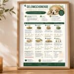 Gelenkschonende Spiele für Senioren-Hunde – 8 Ideen ohne Belastung Poster mit gelenkschonenden Beschäftigungsideen für Senioren-Hunde