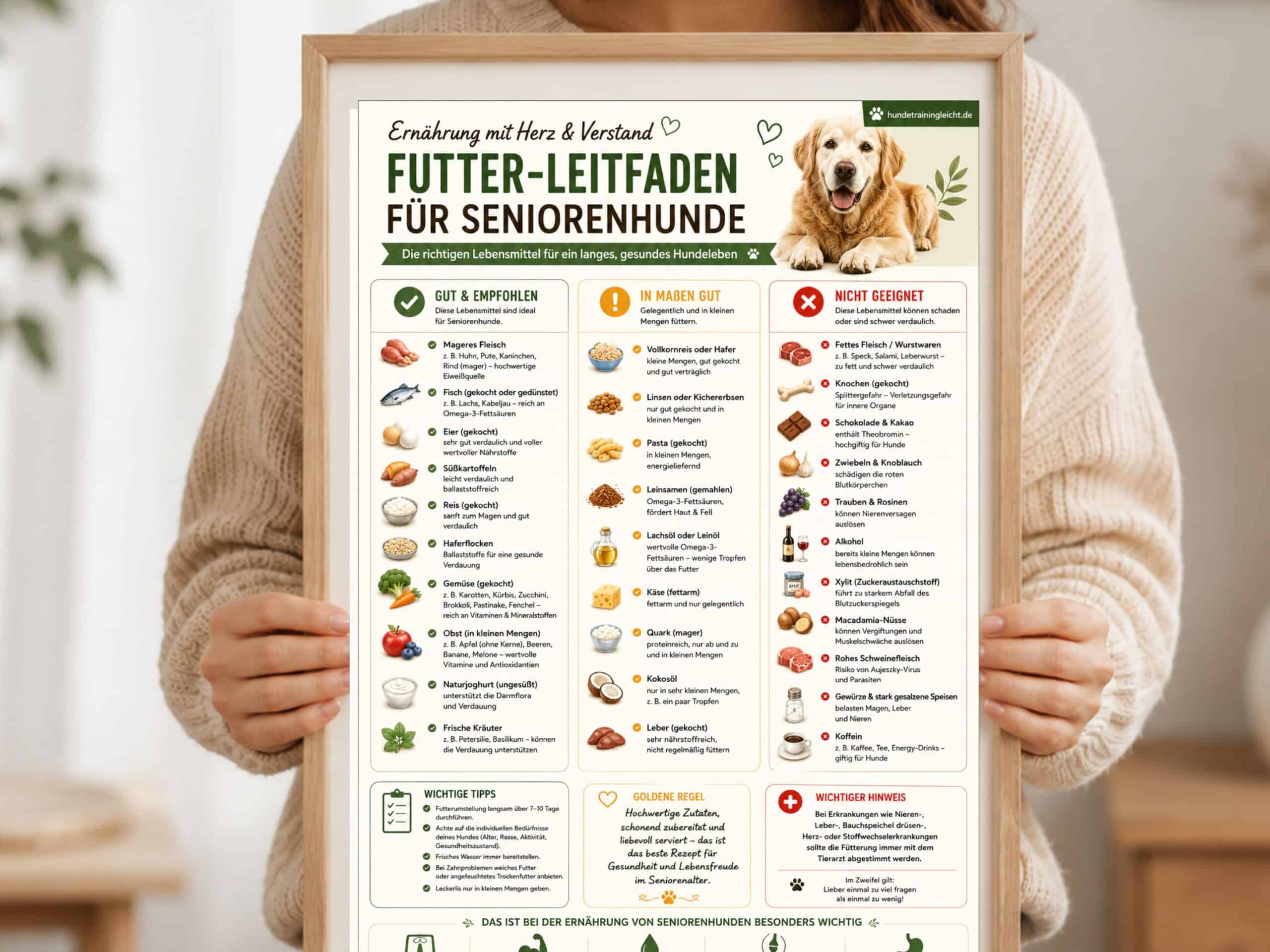 Futter-Leitfaden für Seniorenhunde