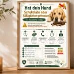 Hat dein Hund Schokolade oder Süßigkeiten gefressen?