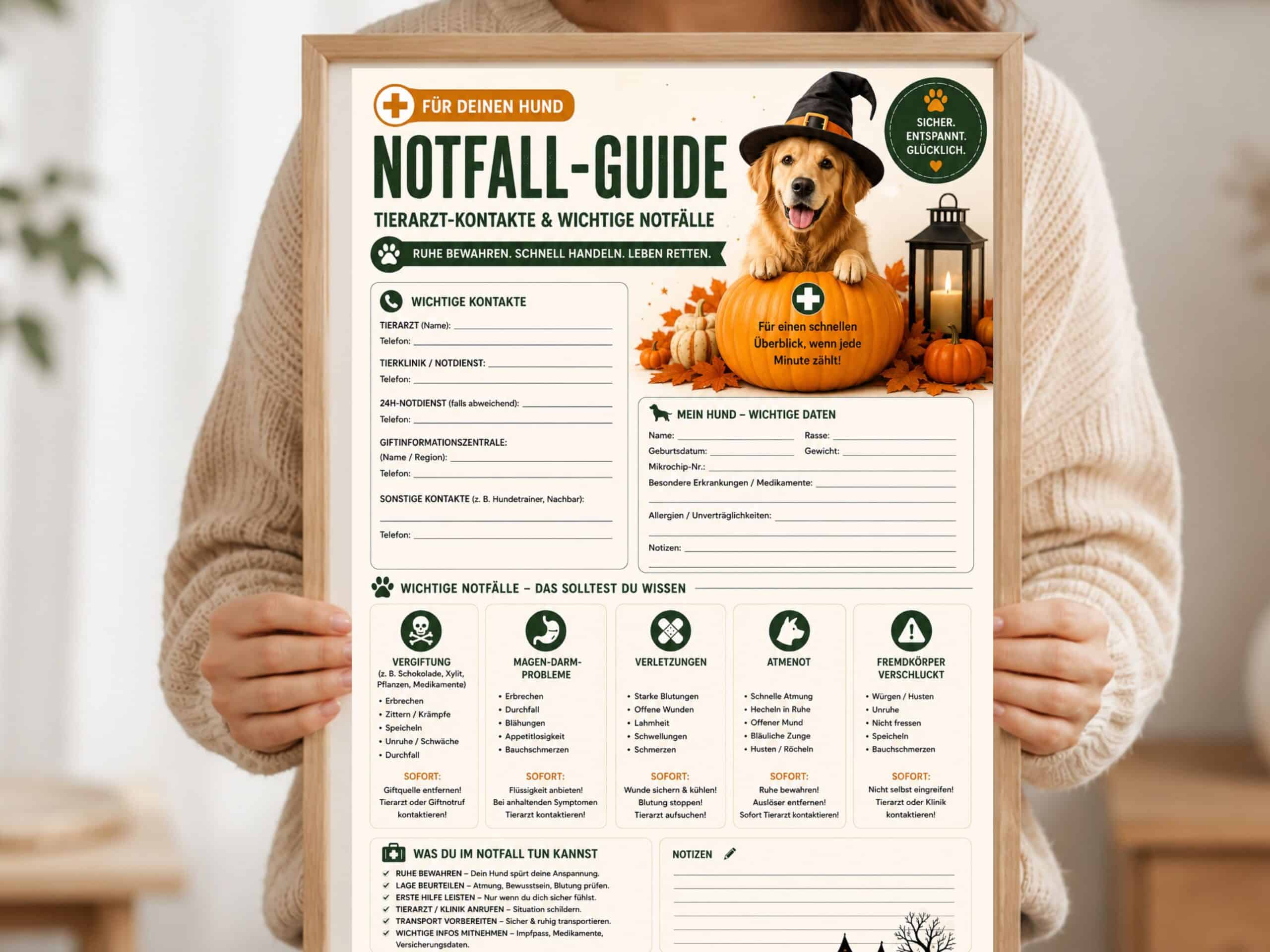 Notfall-Guide für Hunde an Halloween