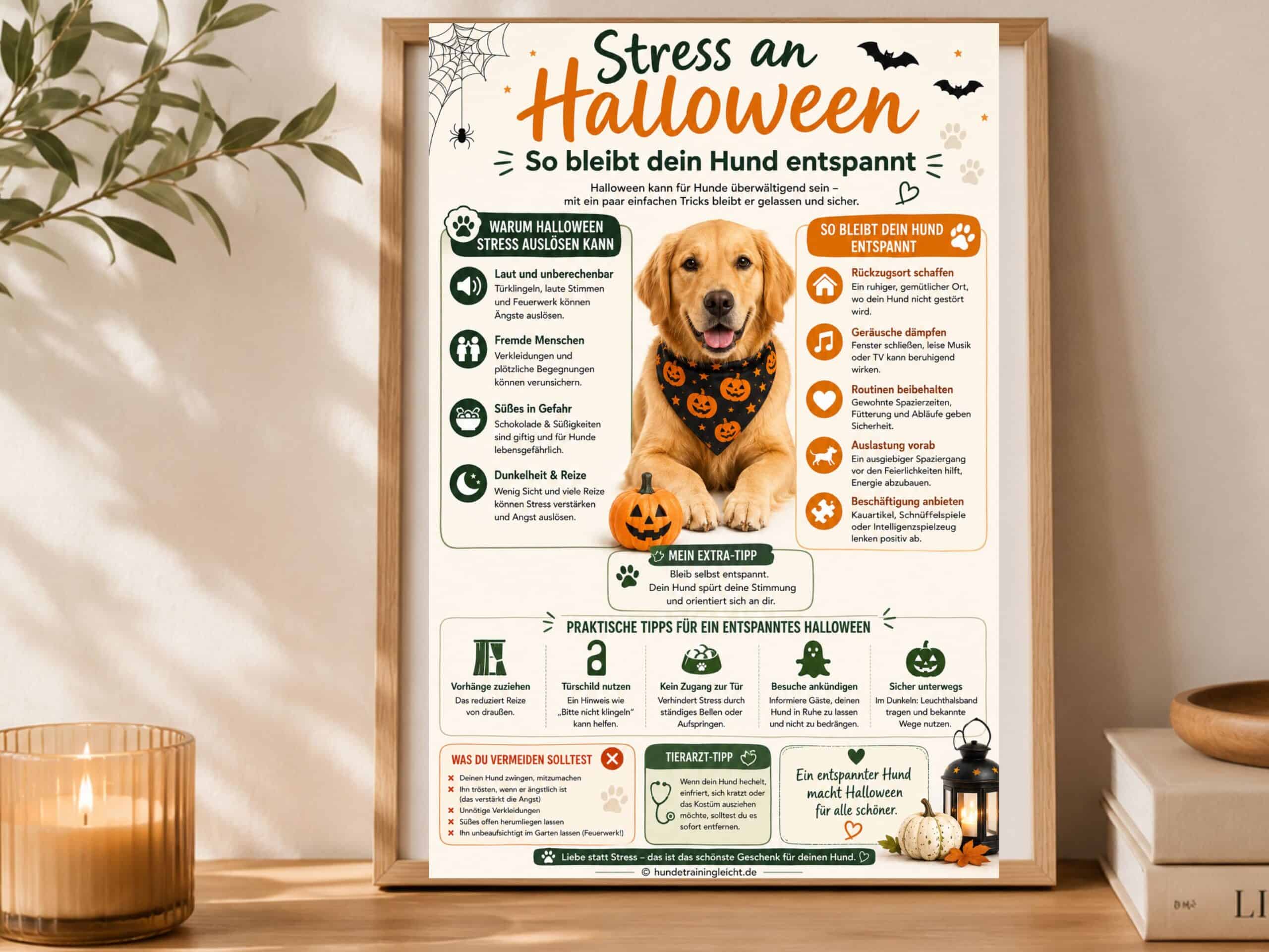 Stress an Halloween - So bleibt dein Hund entspannt