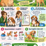 Hund abnehmen – wie viel Gewicht ist gesund – Infografik